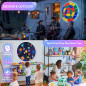2-in-1 29 Large LED Dart Board with 12 Sticky Balls, 8-12 Games, APP Control - Indoor & Outdoor Kids Toy 2-in-1 29 Large LED Dart Board with 12 Sticky Balls, 8-12 Games, APP Control - Indoor & Outdoor Kids Toy