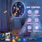 Fléchettes LED 2 en 1 29 avec 12 Balles Lumineuses, 12 Jeux, Contrôle APP, Intérieur & Extérieur Enfants 8-12 ans Fléchettes LED 2 en 1 29 avec 12 Balles Lumineuses, 12 Jeux, Contrôle APP, Intérieur & Extérieur Enfants 8-12 ans