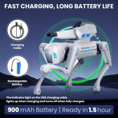 Chien Robot Intelligent Enfant – Jouet Interactif STEM 30+ Actions