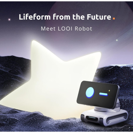 LOOI Robot AI Desktop Companion with ChatGPT Voice, Memory, Gesture, Face Recognition & Wireless Charging