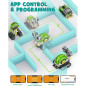 Jeu de Construction Robot IA 5-en-1, 478 Pièces, Contrôle APP & Télécommande, Cadeau Éducatif STEM 6-12 Ans Jeu de Construction Robot IA 5-en-1, 478 Pièces, Contrôle APP & Télécommande, Cadeau Éducatif STEM 6-12 Ans