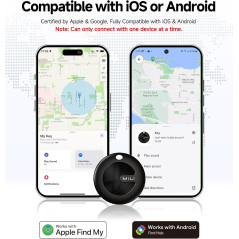 MiTag Duo Bluetooth Tracker 4-pack - Suivi Smart IP67