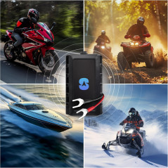 Traceur GPS Moto Spy Tec Pulse - Étanche, Suivi Temps Réel 5s, Câblage Fixe, Pour Scooters, Bateaux