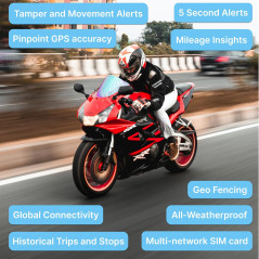 Traceur GPS Moto Étanche Spy Tec Pulse - Suivi Temps Réel