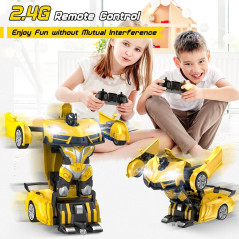 Voiture RC Transformable 3-8 Ans - Cadeau Anniversaire Noël