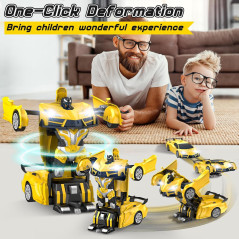 Voiture RC Transformable 3-8 Ans - Cadeau Anniversaire Noël