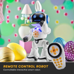 Robot RC Programmable LED 12 - Jouet Dansant et Parlant