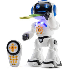 Programmable 12 LED RC Robot Toy - Interactive Dancing & Talking Robot for Kids