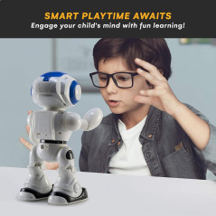 Robot RC Programmable LED 12 - Jouet Dansant et Parlant