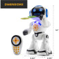 Robot RC programmable à LED - Robot dansant et parlant interactif de 30 cm pour enfants