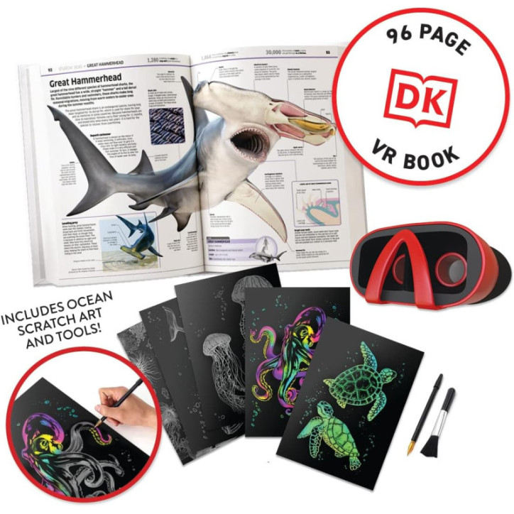 Abacus Brands Virtual Reality Oceans Gift Box: Interactive VR Book & STEM Learning Set for Ages 8+ Abacus Brands Virtual Reality Oceans Gift Box: Interactive VR Book & STEM Learning Set for Ages 8+