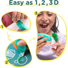 3Doodler Start+ 3D Pen Set for Kids – Easy STEM Art Activity Ages 6+