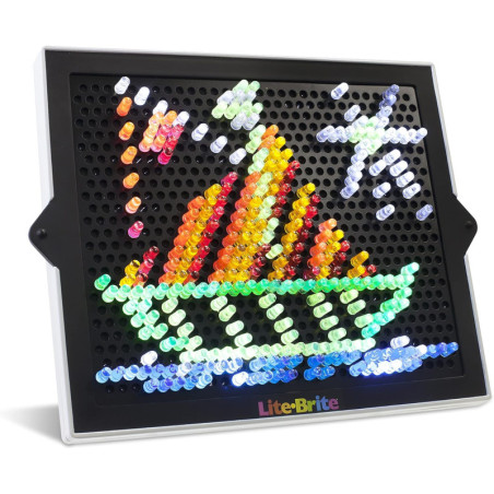 Lite Brite Classic - Jouet Rétro Éducatif STEM, Création Lumière, Cadeau Anniversaire Enfants 4+