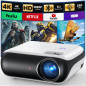 HAPPRUN 1080P Bluetooth Portable Projector, Full HD Outdoor Movie with Built-in Speaker, Multi-Device Compatible HAPPRUN 1080P Bluetooth Portable Projector, Full HD Outdoor Movie with Built-in Speaker, Multi-Device Compatible