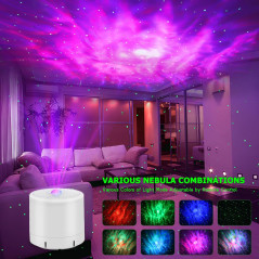 Galaxy Star Projector with Timer & Remote for Bedroom, Party, Night Light