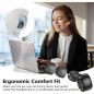 Kurdene Écouteurs Sans Fil Bluetooth 5.3, Léger, Son Profond, Micro Intégré, Parfaits Pour Sport Kurdene Écouteurs Sans Fil Bluetooth 5.3, Léger, Son Profond, Micro Intégré, Parfaits Pour Sport