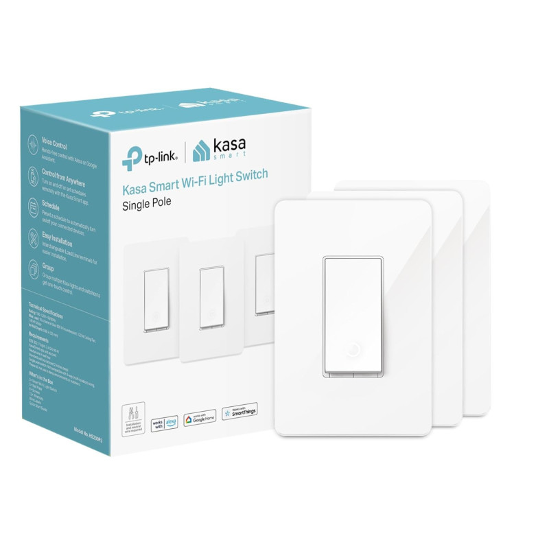 Interrupteur Intelligent Kasa HS200P3 Wi-Fi Compatible Alexa