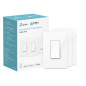 Kasa Smart Light Switch HS200P3, câble neutre requis, Wi-Fi 2.4GHz, compatible Alexa/Google, blanc Kasa Smart Light Switch HS200P3, câble neutre requis, Wi-Fi 2.4GHz, compatible Alexa/Google, blanc