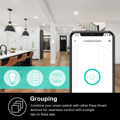 Interrupteur Intelligent Kasa HS200P3 Wi-Fi Compatible Alexa