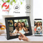 Cadre photo numérique intelligent Frameo 10,1 WiFi 32GB, écran tactile IPS 1280x800, rotation auto, partage instantané Cadre photo numérique intelligent Frameo 10,1 WiFi 32GB, écran tactile IPS 1280x800, rotation auto, partage instantané