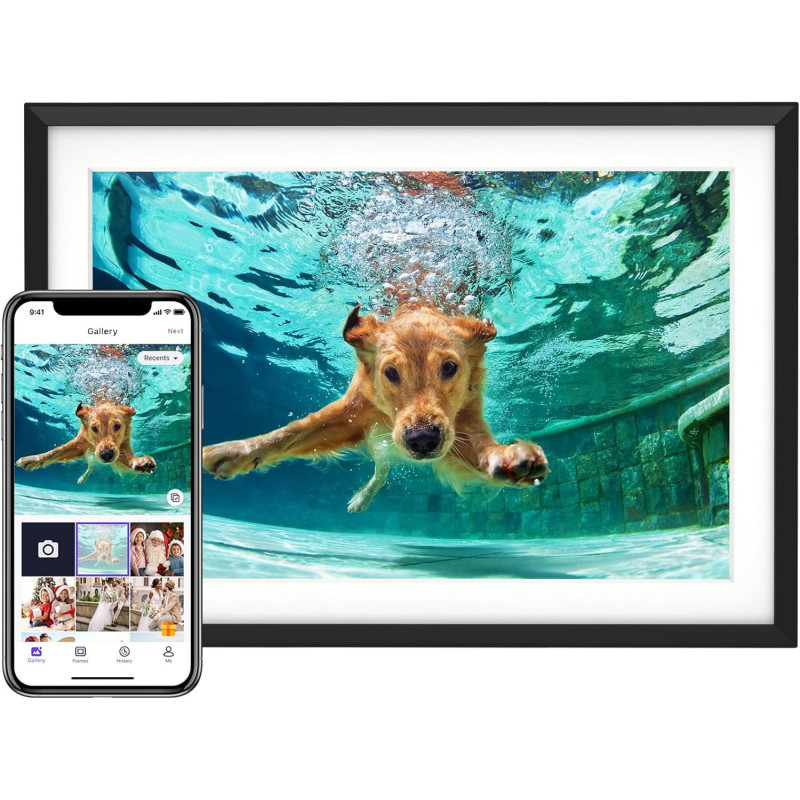 Cadre Photo Numérique 10,1 32GB Touch IPS 1280x800 Apps