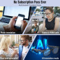 Lunettes Intelligentes AI avec ChatGPT, Traduction 164 Langues, Bluetooth, Verres Photochromiques, Musique & Appels mains-li Lunettes Intelligentes AI avec ChatGPT, Traduction 164 Langues, Bluetooth, Verres Photochromiques, Musique & Appels mains-li