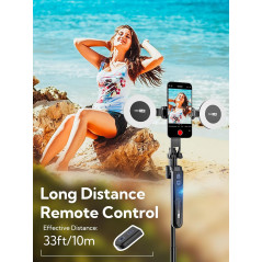 Trépied USKEYVISION Auto Face Tracking 360° avec Lumière LED