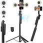 USKEYVISION Auto Face Tracking 360° Rotation Phone Tripod with Fill Light & Remote for iPhone (UTK-02) USKEYVISION Auto Face Tracking 360° Rotation Phone Tripod with Fill Light & Remote for iPhone (UTK-02)