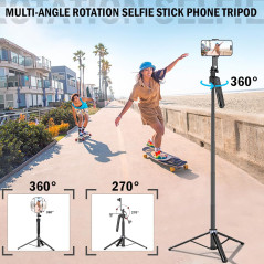 Trépied Auto Suivi 360° avec Télécommande pour Smartphone