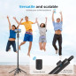 Auto Face Tracking Tripod 67 with 360° Rotation, Bluetooth Remote, Phone Holder for Vlog & Live Streaming Auto Face Tracking Tripod 67 with 360° Rotation, Bluetooth Remote, Phone Holder for Vlog & Live Streaming