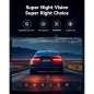 REDTIGER Dash Cam Front Rear 4K/2.5K Full HD, Carte 32GB, Wi-Fi GPS, Écran 3.16, Vision Nuit, 170° Angle REDTIGER Dash Cam Front Rear 4K/2.5K Full HD, Carte 32GB, Wi-Fi GPS, Écran 3.16, Vision Nuit, 170° Angle