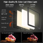 Kit Lumière Vidéo LED 2-Pack NiceVeedi, 2800-6500K Dimmable avec Trépied & Support Téléphone 73 Kit Lumière Vidéo LED 2-Pack NiceVeedi, 2800-6500K Dimmable avec Trépied & Support Téléphone 73