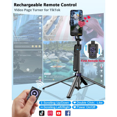 Kit Vlogging iPhone/Android - Trépied Auto 63, Micros WiFi