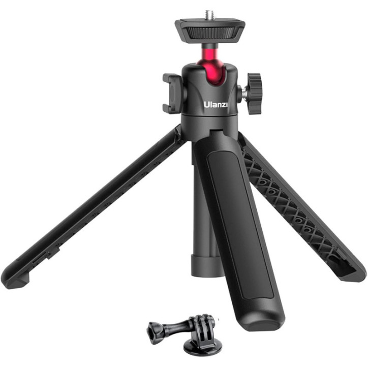 ULANZI MT-16 Trépied Mini Extensible 4 Niveaux Tête Rotative 360° Léger pour Appareil Photo et Webcam ULANZI MT-16 Trépied Mini Extensible 4 Niveaux Tête Rotative 360° Léger pour Appareil Photo et Webcam