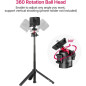 ULANZI MT-16 Trépied Mini Extensible 4 Niveaux Tête Rotative 360° Léger pour Appareil Photo et Webcam ULANZI MT-16 Trépied Mini Extensible 4 Niveaux Tête Rotative 360° Léger pour Appareil Photo et Webcam
