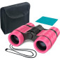 ESSENSON Jumelles pour Enfants 3-12 ans, Jouet d'Observation Extérieur Rose, Cadeau Anniversaire ESSENSON Jumelles pour Enfants 3-12 ans, Jouet d'Observation Extérieur Rose, Cadeau Anniversaire