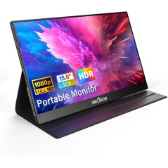 InnoView Écran Portable 15.6 FHD USB-C HDMI avec Haut-Parleur