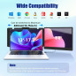 KEFEYA 14 FHD IPS Laptop Screen Extender Dual Monitor for 13-17 Laptops with USB-C & HDMI, Plug n Play