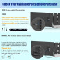 KEFEYA 14 FHD IPS Laptop Screen Extender Dual Monitor for 13-17 Laptops with USB-C & HDMI, Plug n Play