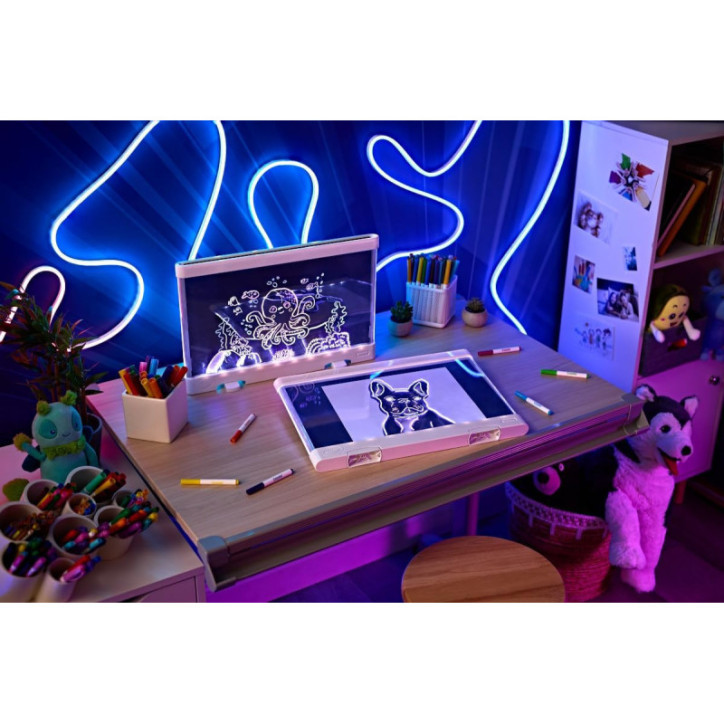 Crayola Ultimate Light Board Blanc - Tablette de Dessin LED pour Enfants, Cadeau Noël, Art & Jeux 6+ Crayola Ultimate Light Board Blanc - Tablette de Dessin LED pour Enfants, Cadeau Noël, Art & Jeux 6+