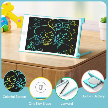 Tablette d'Écriture TECJOE 8.5 Colorée pour Enfants