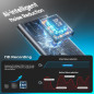 Enregistreur Vocal Magnétique 7000h - 64GB, DSP 5.0, Réduction Bruit AI, Lecture Portable pour Travail Enregistreur Vocal Magnétique 7000h - 64GB, DSP 5.0, Réduction Bruit AI, Lecture Portable pour Travail