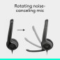 Casque Logitech H390 avec Micro USB, Micro Réducteur de Bruit pour PC, Jeux et Réunions - Noir Casque Logitech H390 avec Micro USB, Micro Réducteur de Bruit pour PC, Jeux et Réunions - Noir