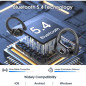 Wireless Bluetooth 5.4 Earbuds - 75H Playtime, ENC Noise Cancelling, IPX7 Waterproof, Sport Earhooks, Deep Bass Wireless Bluetooth 5.4 Earbuds - 75H Playtime, ENC Noise Cancelling, IPX7 Waterproof, Sport Earhooks, Deep Bass