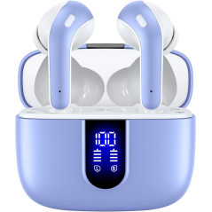 TAGRY True Wireless Bluetooth Earbuds 60H Playtime IPX5 Waterproof Case