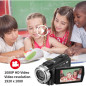 Caméra Caméscope ORDRO HDV-V12 1080P Vision Nocturne HD avec Carte 16Go et 2 Batteries Caméra Caméscope ORDRO HDV-V12 1080P Vision Nocturne HD avec Carte 16Go et 2 Batteries