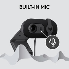Webcam Logitech Brio 101 Full HD 1080p avec Micro & Obturateur