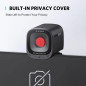 Anker PowerConf C200 Webcam 2K, Correction Lumineuse, Micros Anti-Bruit, Champ Ajustable, Cache Vie Privée