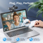 EMEET NOVA 4K Webcam for PC - Ultra HD, PDAF Autofocus, Dual Mics, 73° FOV, Auto Light, Privacy Cover