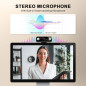 Webcam Full HD 1080P pour PC/Mac, Correction Lumière, Compatible Skype, Zoom, FaceTime, Hangouts Webcam Full HD 1080P pour PC/Mac, Correction Lumière, Compatible Skype, Zoom, FaceTime, Hangouts